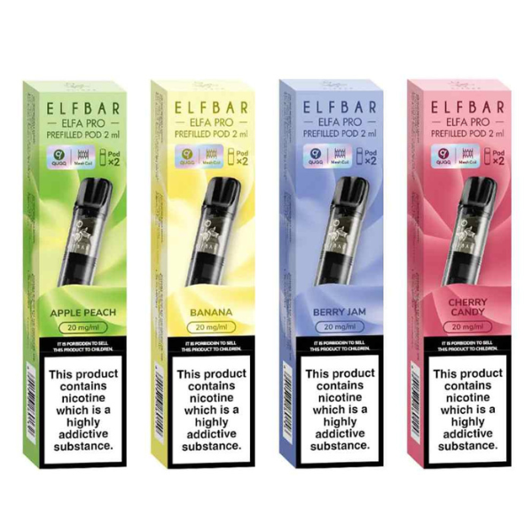 ELFBAR Elfa Prefilled Pods - Kiwi Passion Fruit Guava - 20mg - 2PK