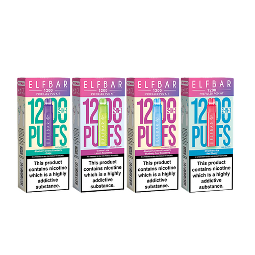 ELF Bar 1200 Multi Edition 20mg Disposable Pod Kit - 1200