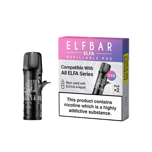 Elf Bar ELFA Empty Refillable 2ml Pods (2-Pack)