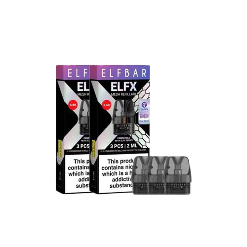 Elf Bar ELFX Empty Refillable Pods (3-Pack)