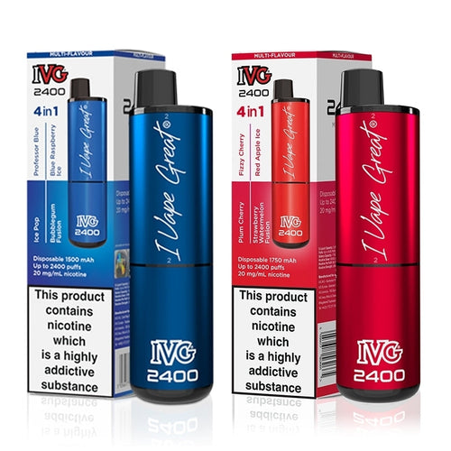 IVG 2400 20mg Disposable Vape - 2400 Puffs (New Flavours)