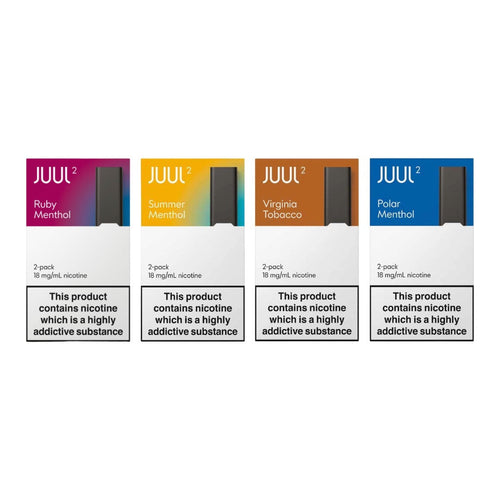 JUUL 2 18mg Vape Pods - 200 Puffs (2-Pack)