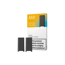 Load image into Gallery viewer, JUUL 2 18mg Vape Pods - 200 Puffs (2-Pack) - Summer Menthol
